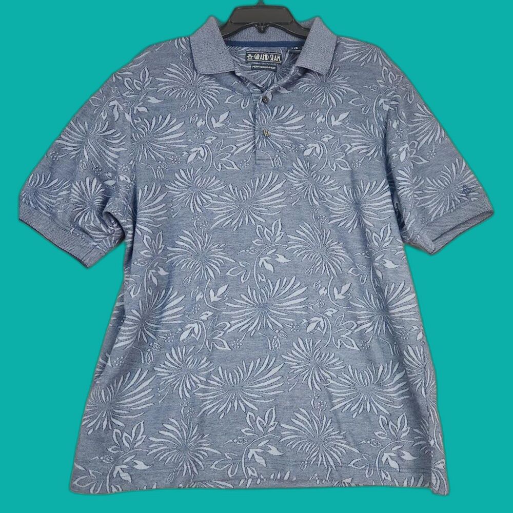 Original Penguin Grand Slam Men's Golf Polo Shirt Size Large Athleisure